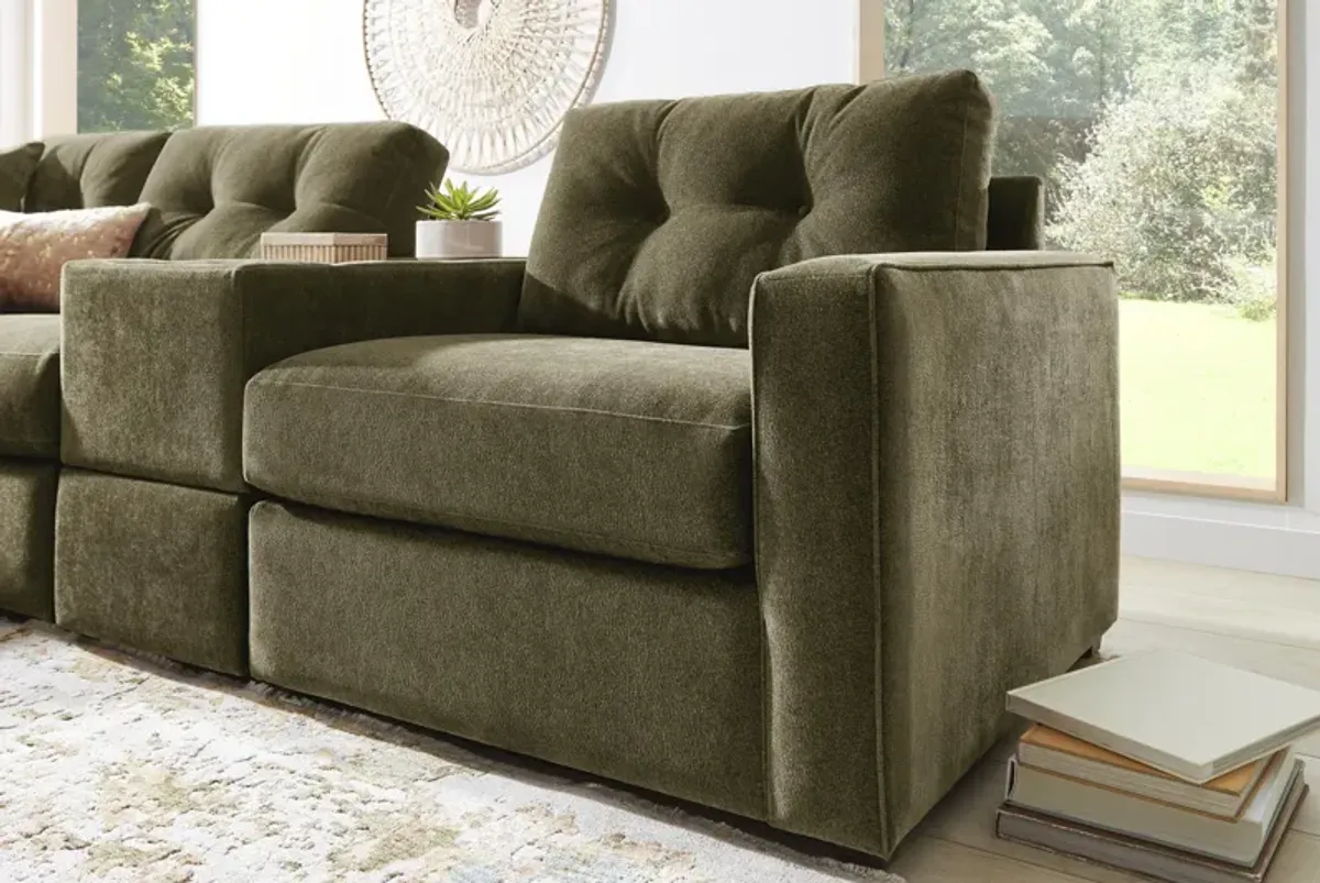 ModularOne Moss 8-Piece Sectional with Left Arm Facing Chaise