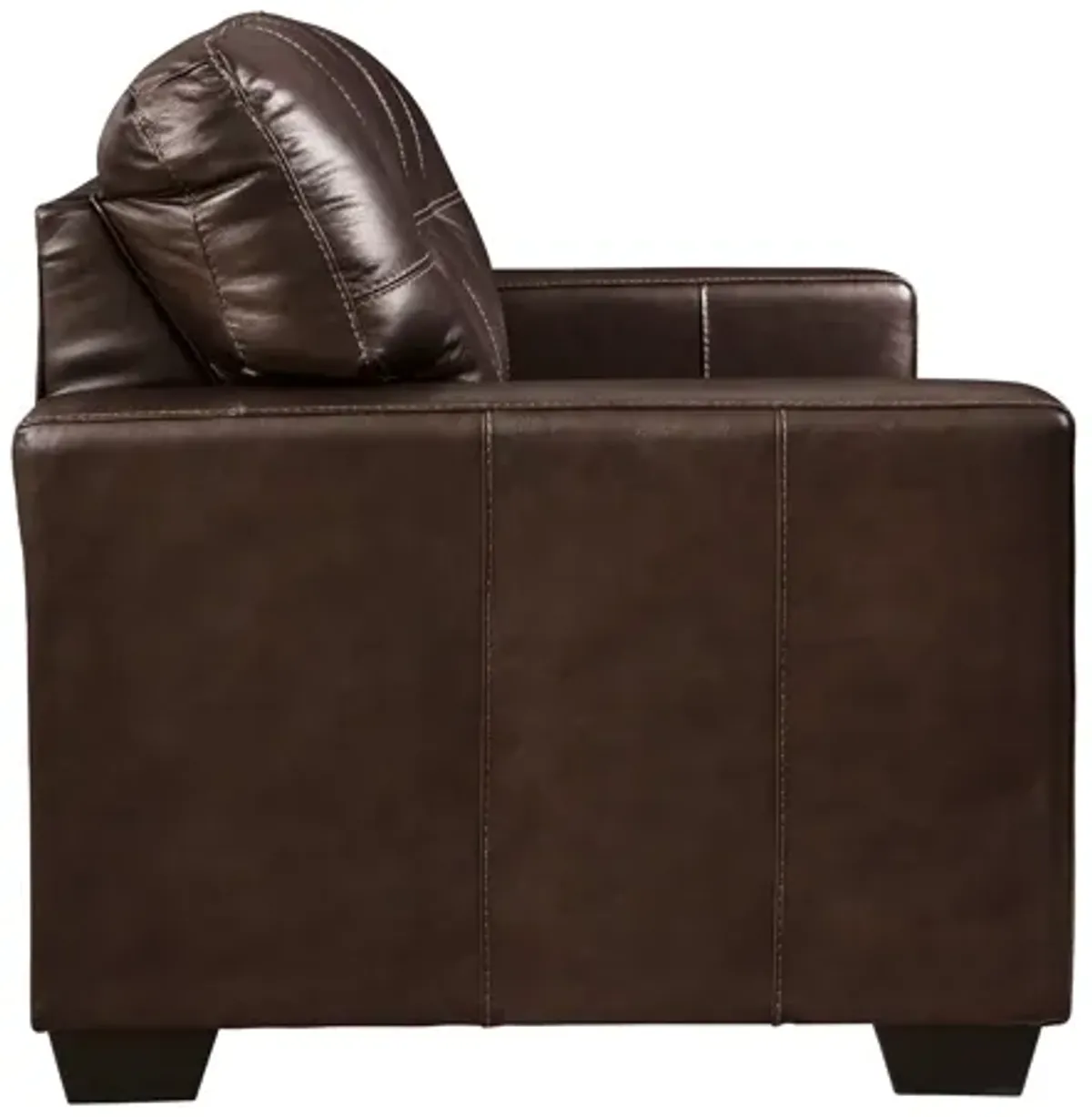 Santana Leather Loveseat