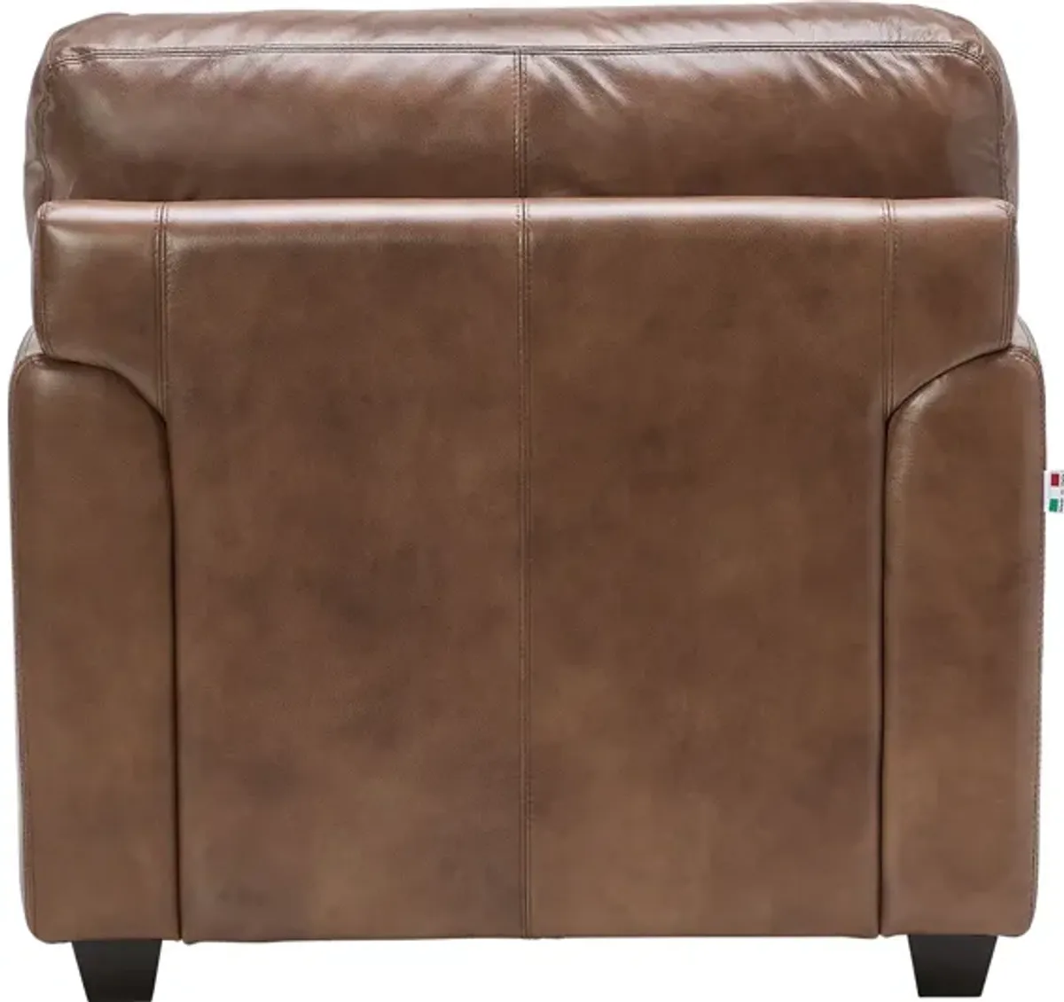 Wesley Brown Leather Chair