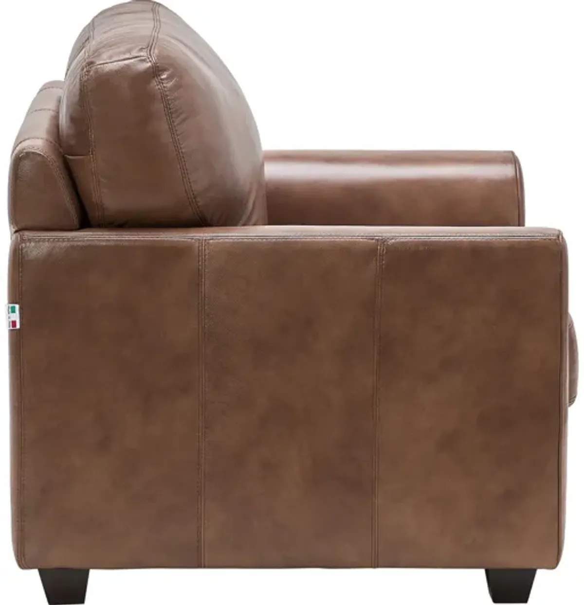 Wesley Brown Leather Chair