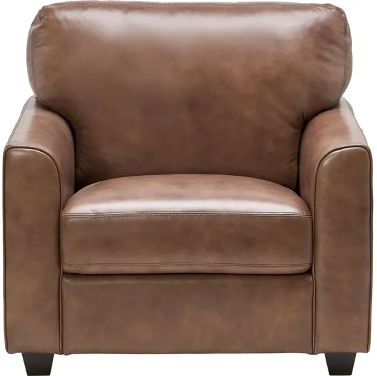 Wesley Brown Leather Chair