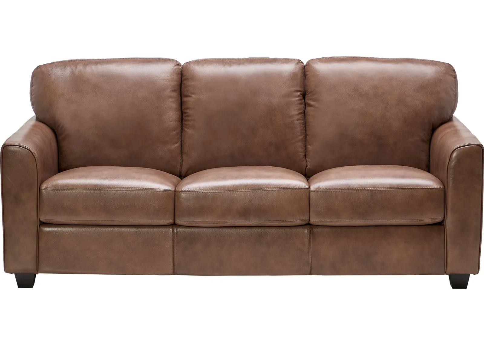 Wesley Brown Leather Queen Sleeper Sofa