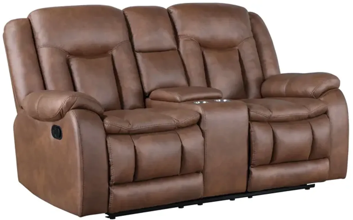 Brian Reclining Console Loveseat