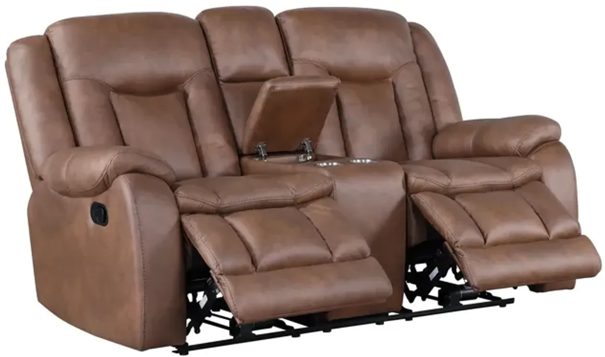 Brian Reclining Console Loveseat