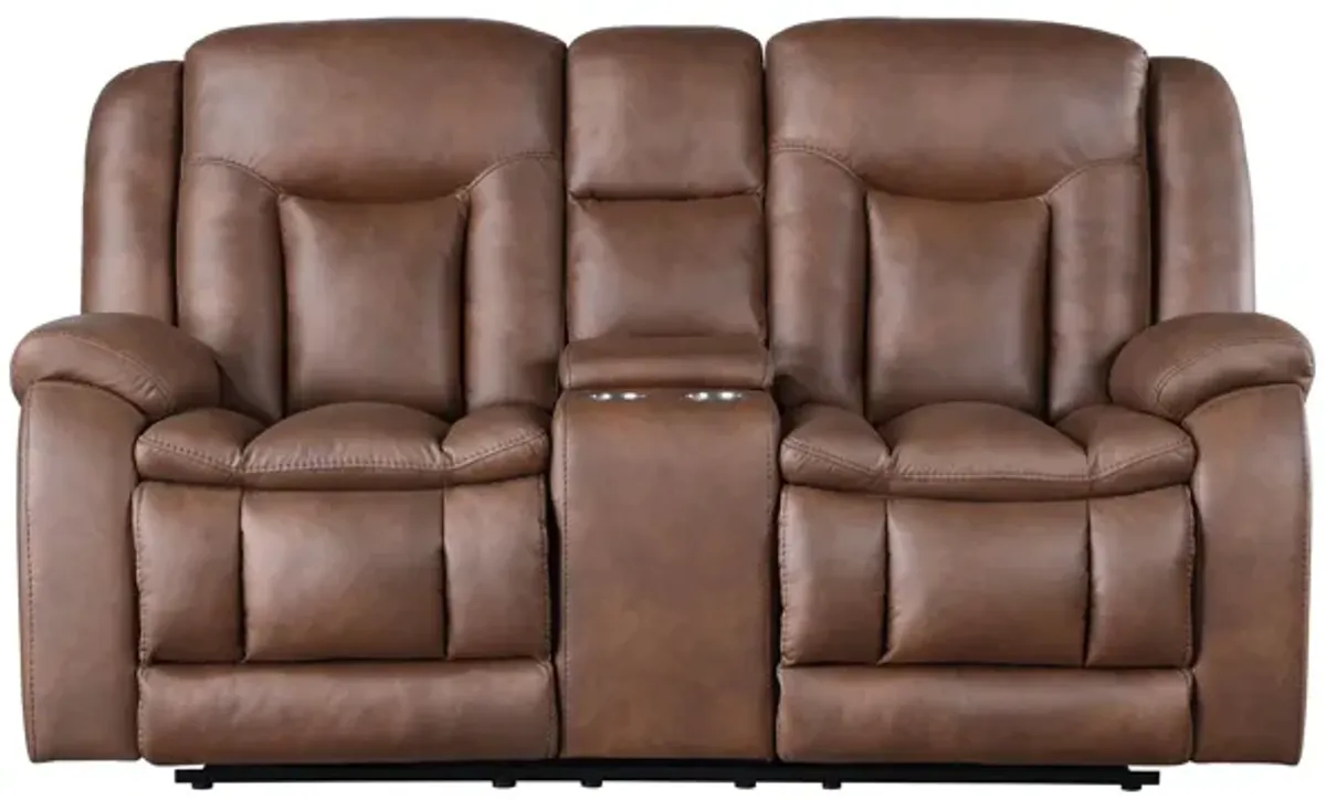 Brian Reclining Console Loveseat