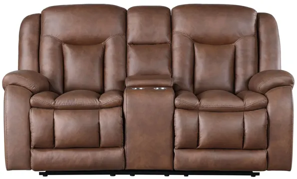 Brian Reclining Console Loveseat