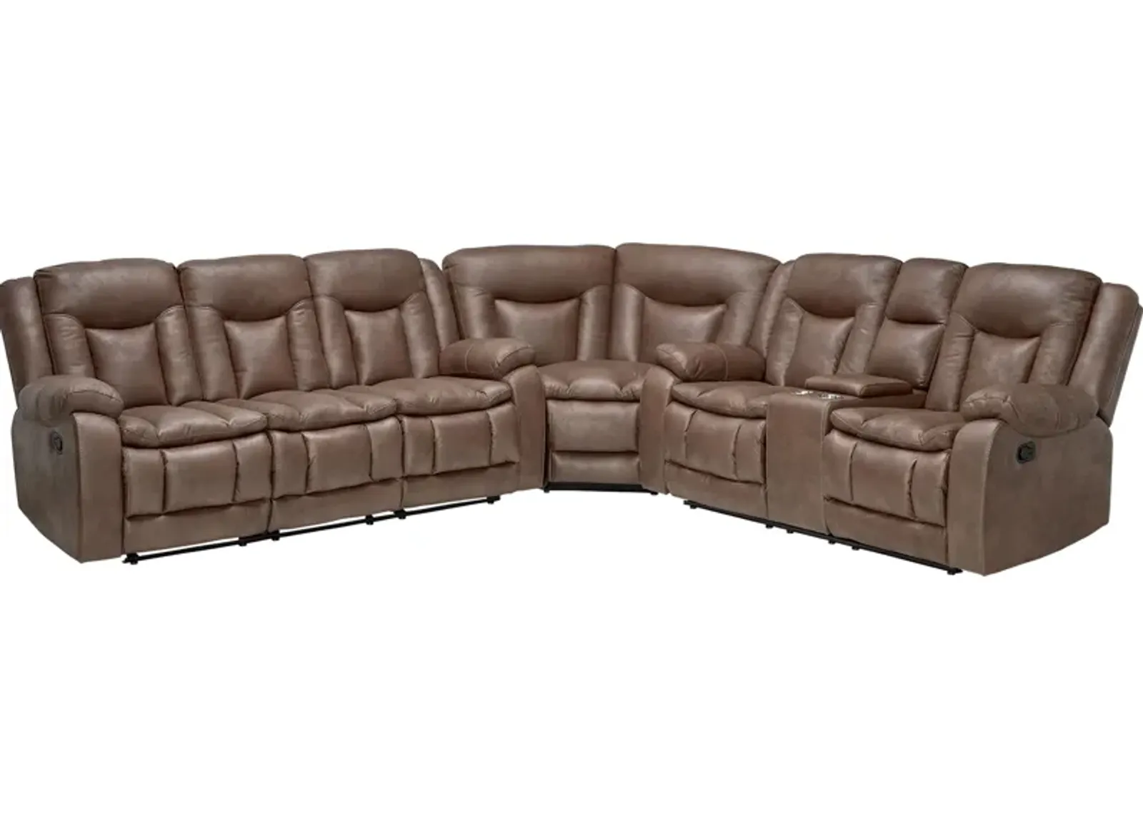 Brian 3-Piece Reclining Sectional