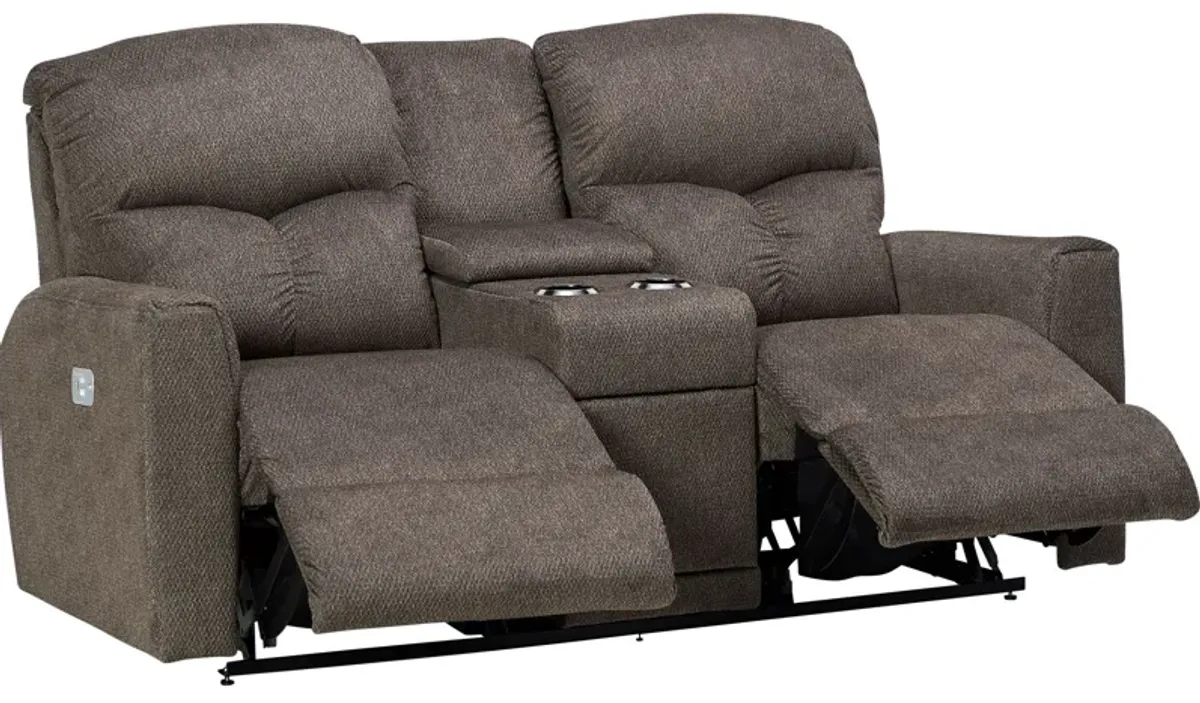 Hawthorn Dual Power Reclining Console Loveseat by La-Z-Boy