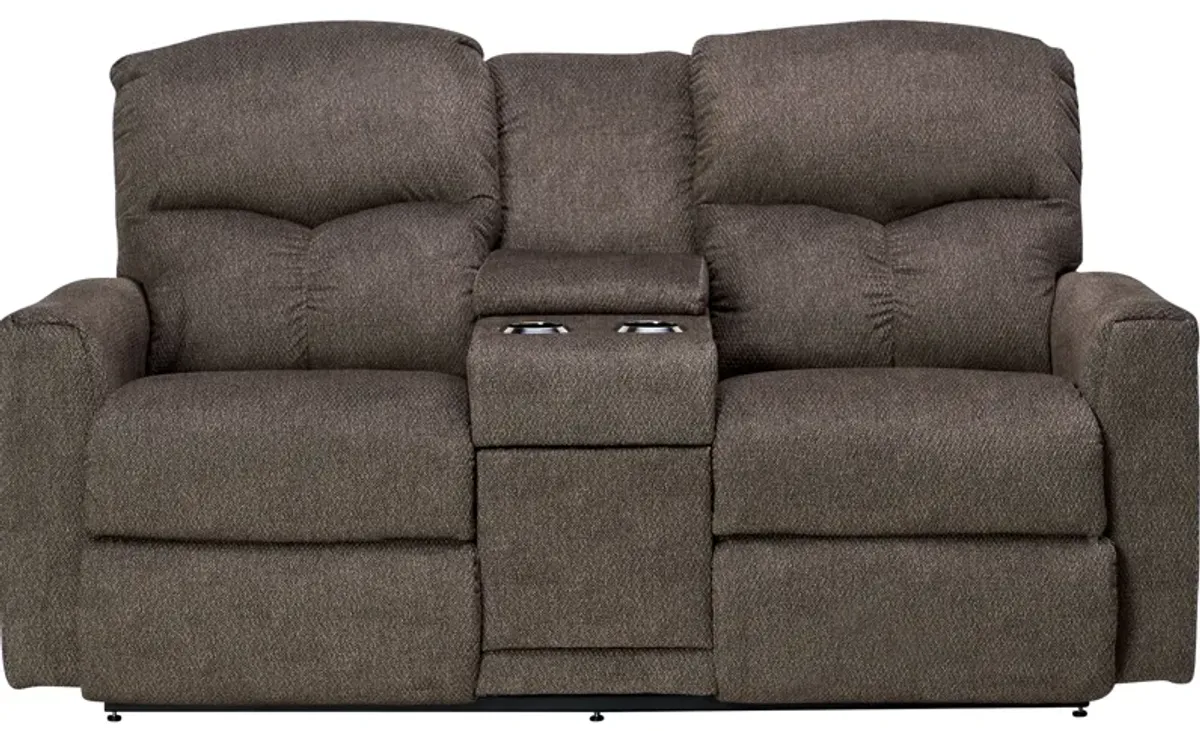 Hawthorn Dual Power Reclining Console Loveseat by La-Z-Boy