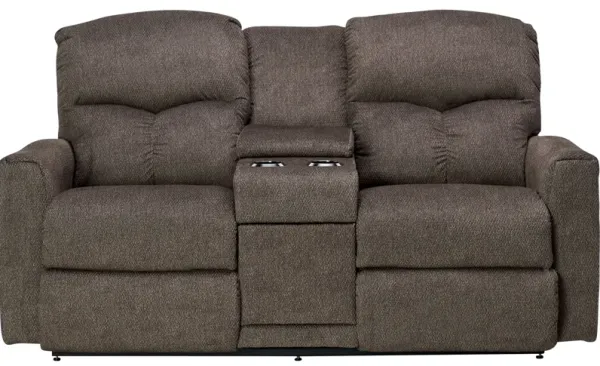 Hawthorn Dual Power Reclining Console Loveseat by La-Z-Boy