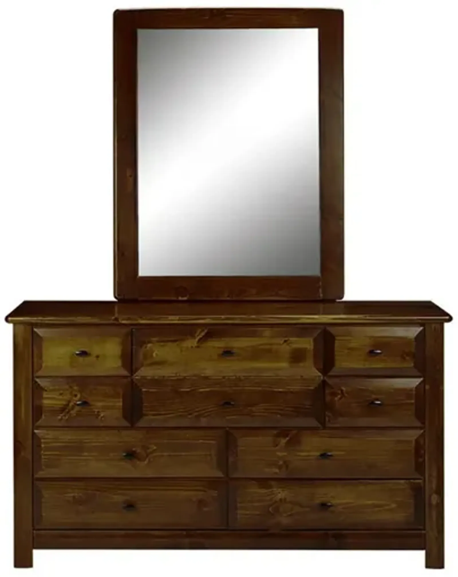 Laguna Brown Dresser + Mirror