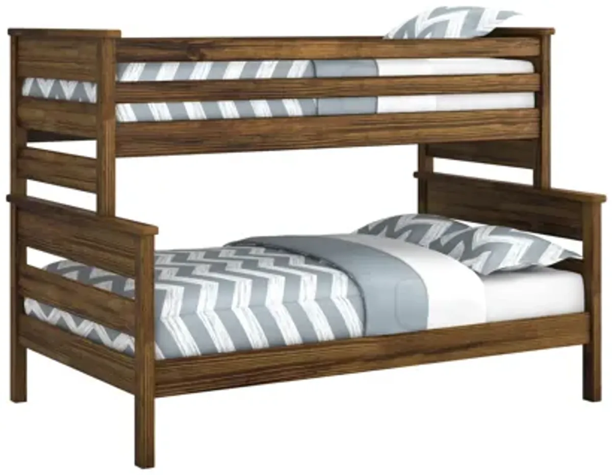 Laguna Brown Twin / Full Bunk Bed