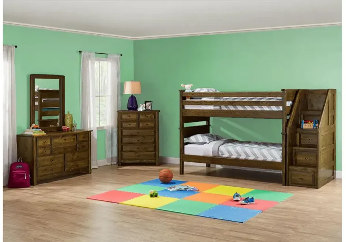 Laguna Brown Twin / Twin Bunk Bed