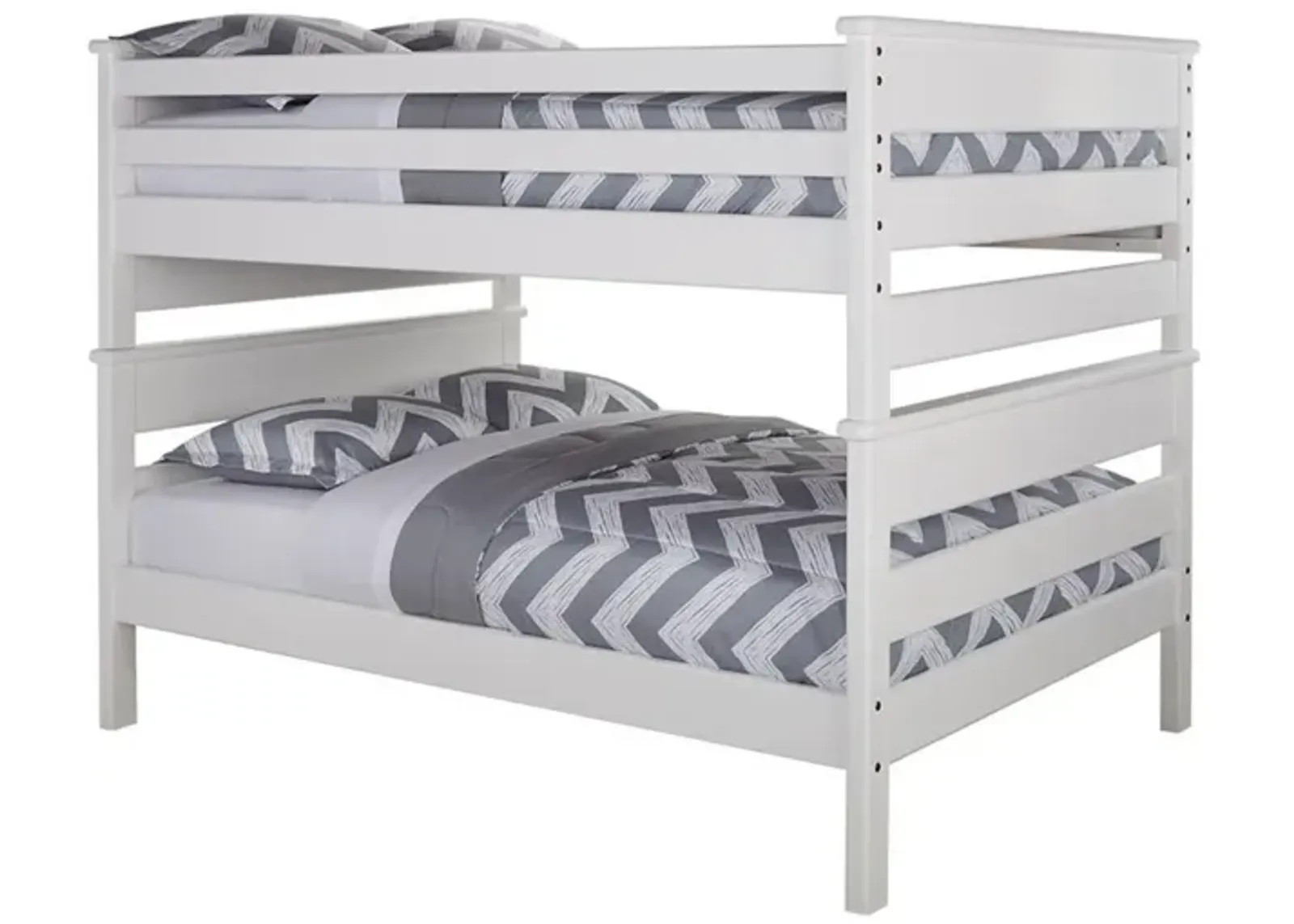 Laguna White Full over Full Bunk Bed