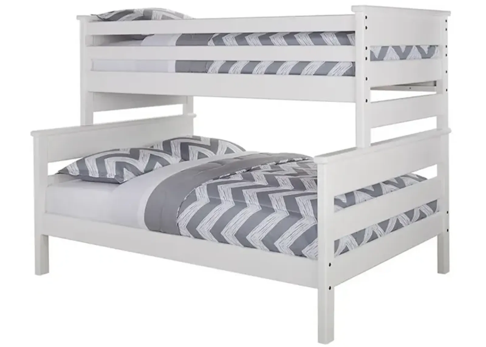 Laguna White Twin / Full Bunk Bed