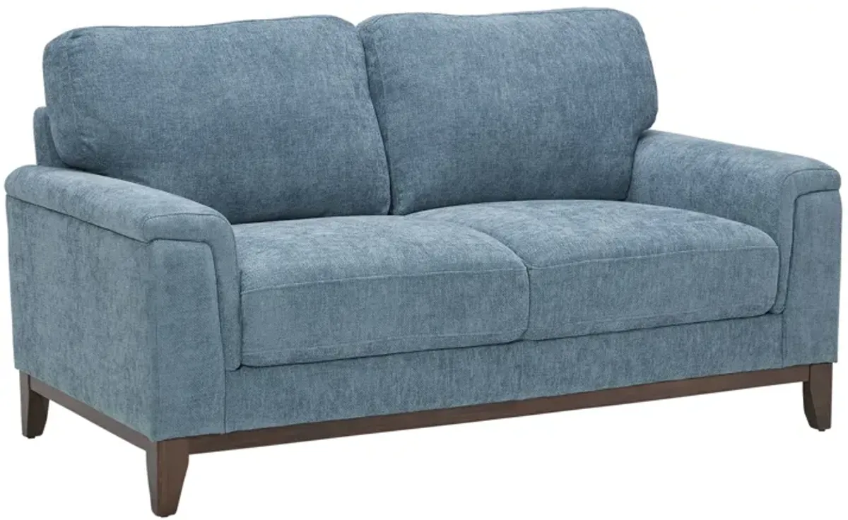 Norah Blue Loveseat