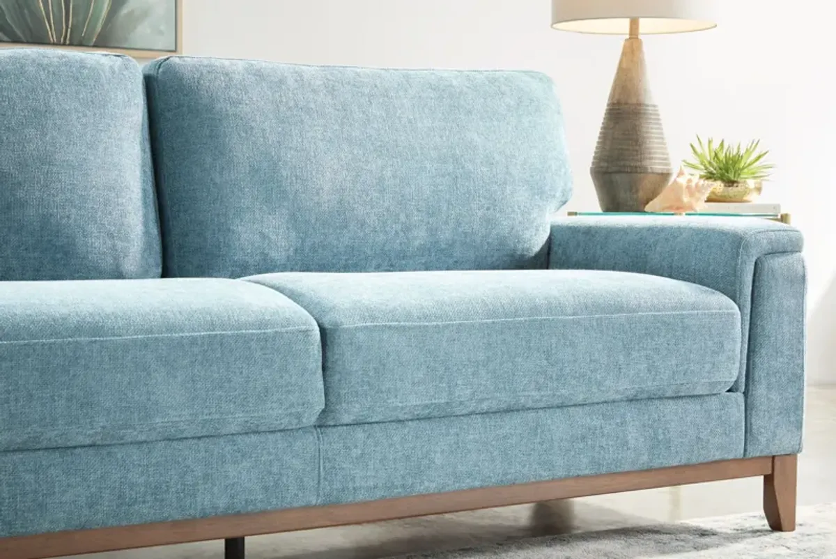 Norah Blue Loveseat