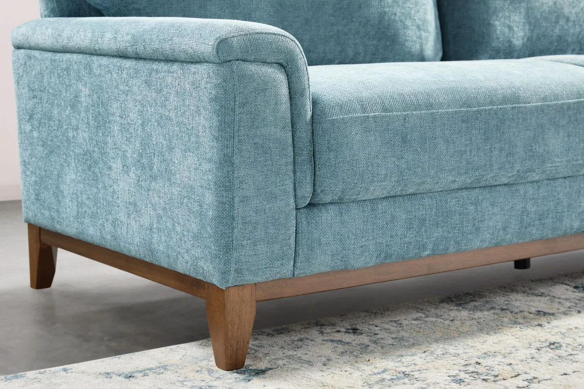 Norah Blue Loveseat