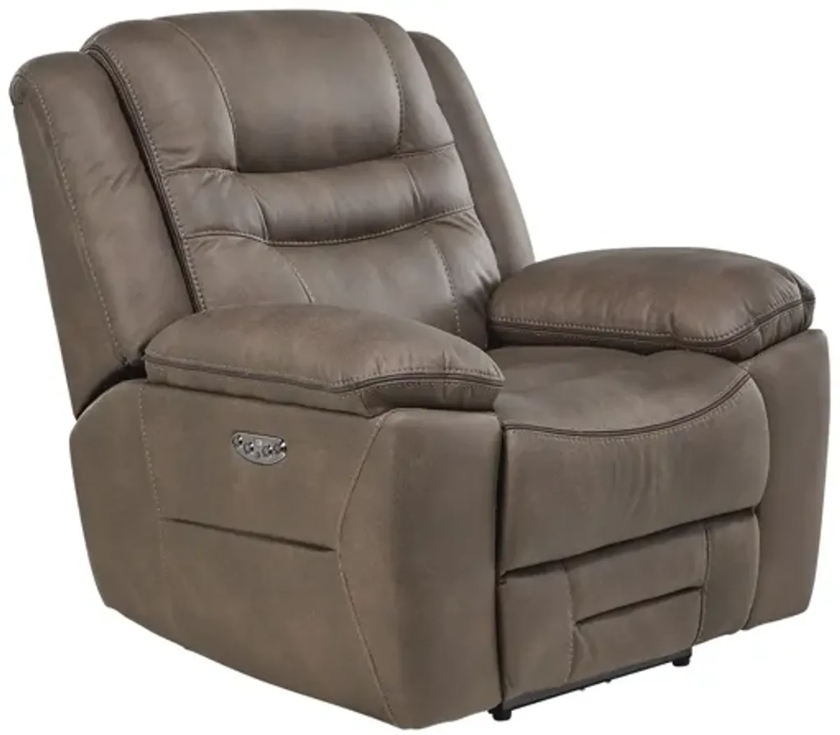 Rockford Brown Dual Power Recliner