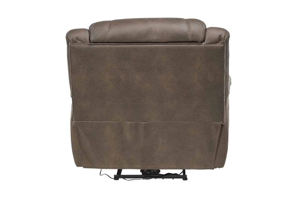 Rockford Brown Dual Power Recliner