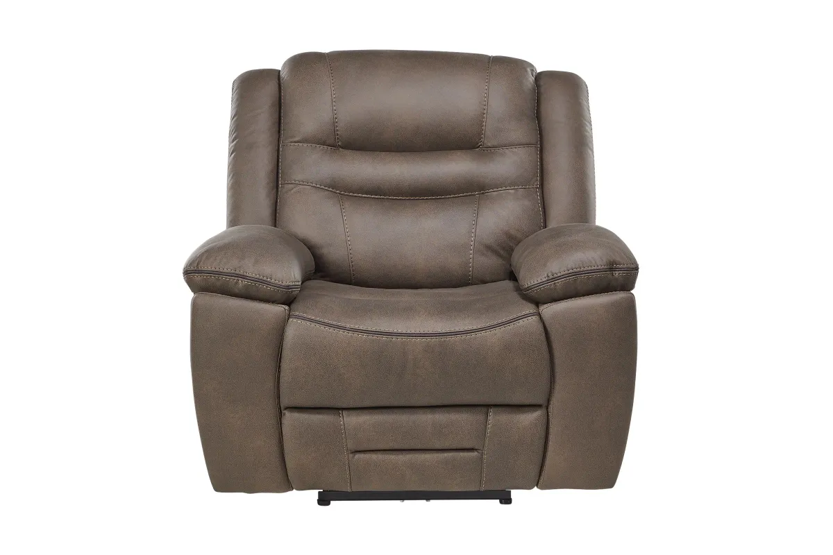 Rockford Brown Dual Power Recliner