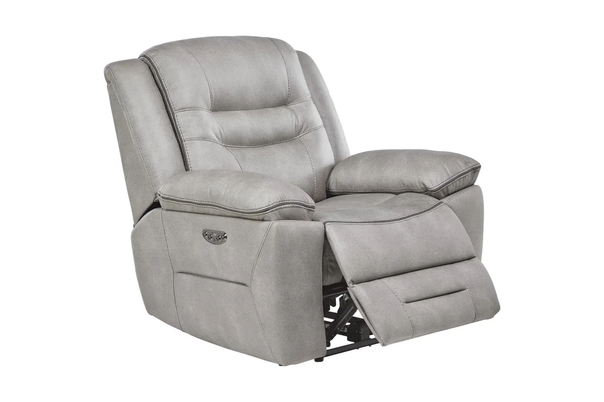 Rockford Grey Dual Power Recliner