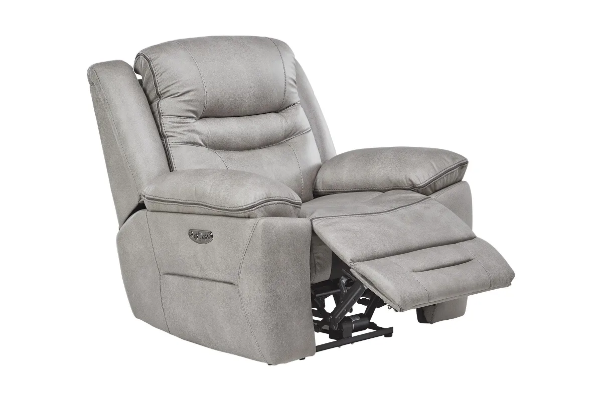 Rockford Grey Dual Power Recliner