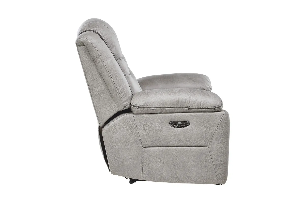 Rockford Grey Dual Power Recliner