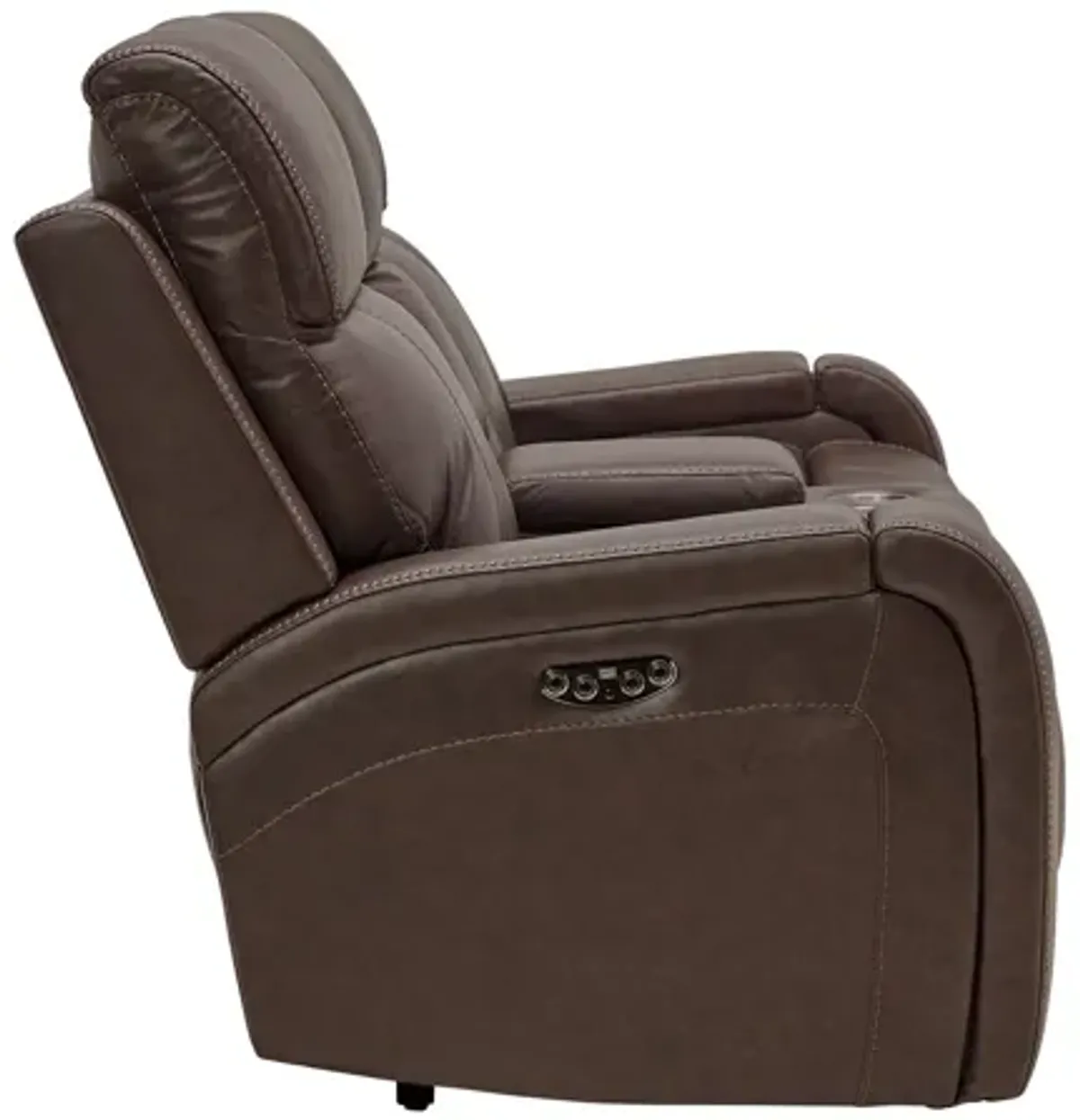 Eastwood Dual Power Reclining Console Loveseat