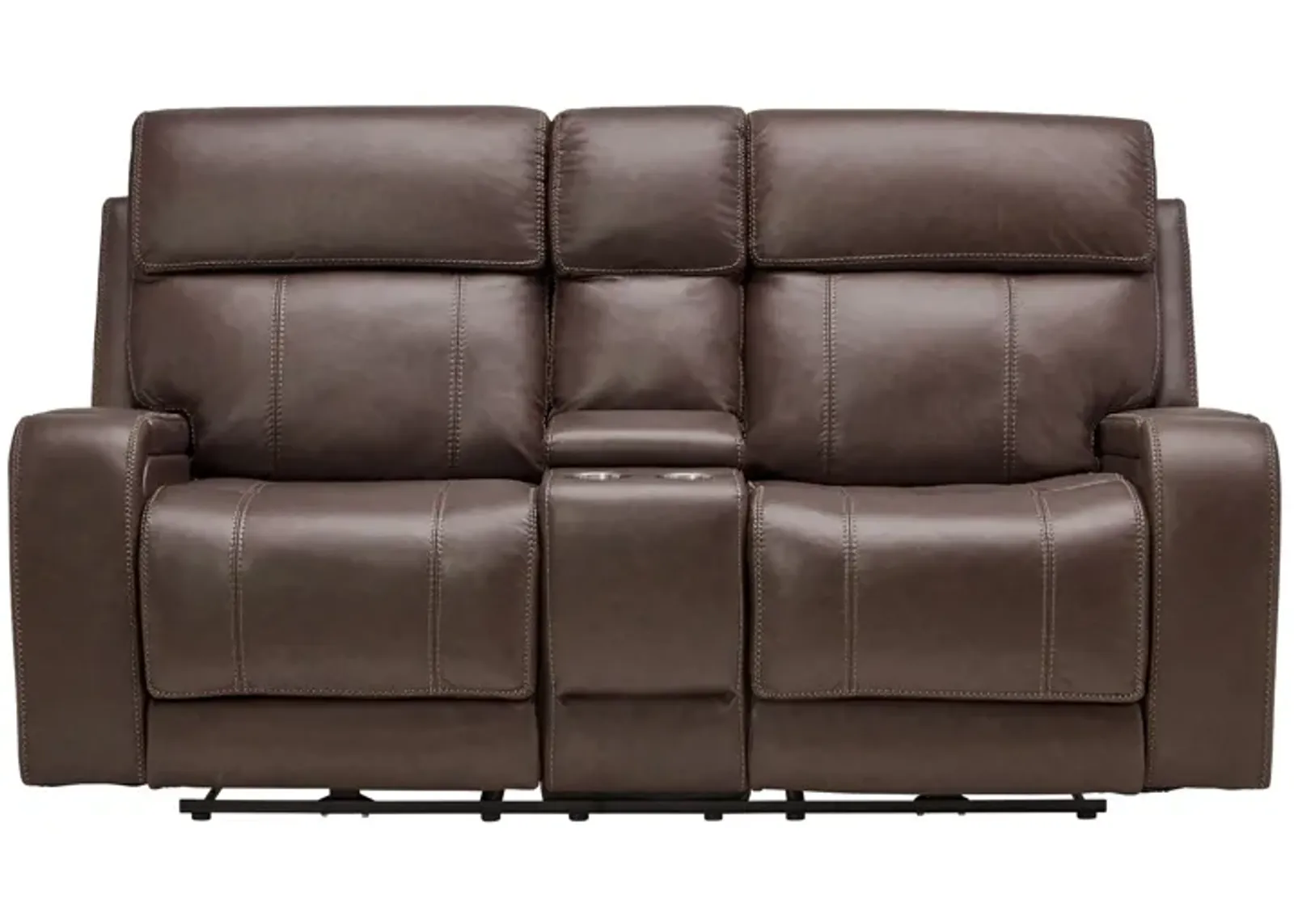 Eastwood Dual Power Reclining Console Loveseat