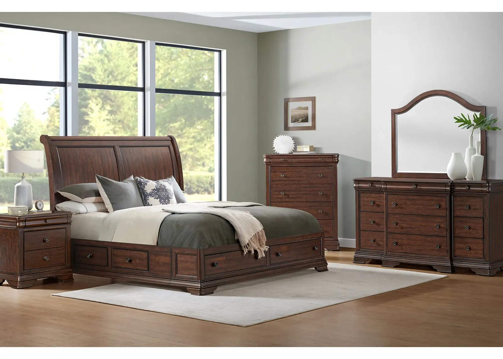 Heritage 3-Piece Queen Storage Bedroom Set