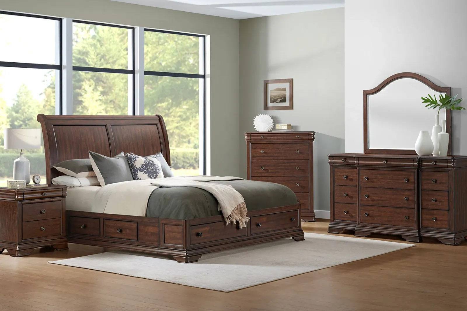 Heritage 3-Piece Queen Storage Bedroom Set