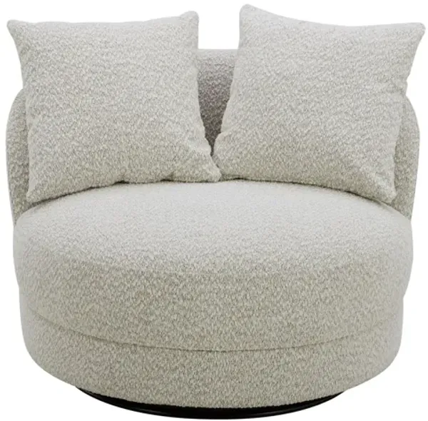 Azalea Beige Swivel Chair