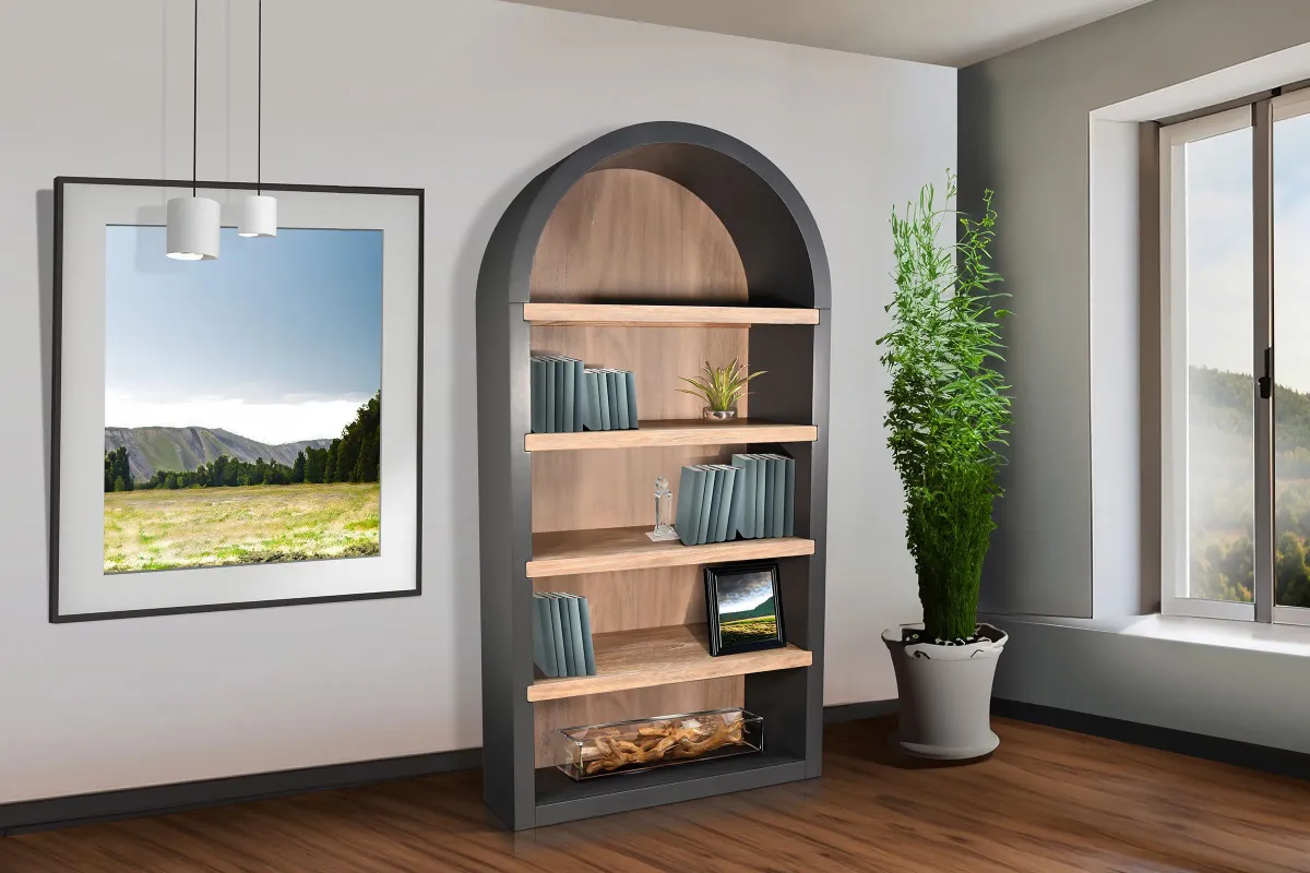 Logan Arched Bookcase