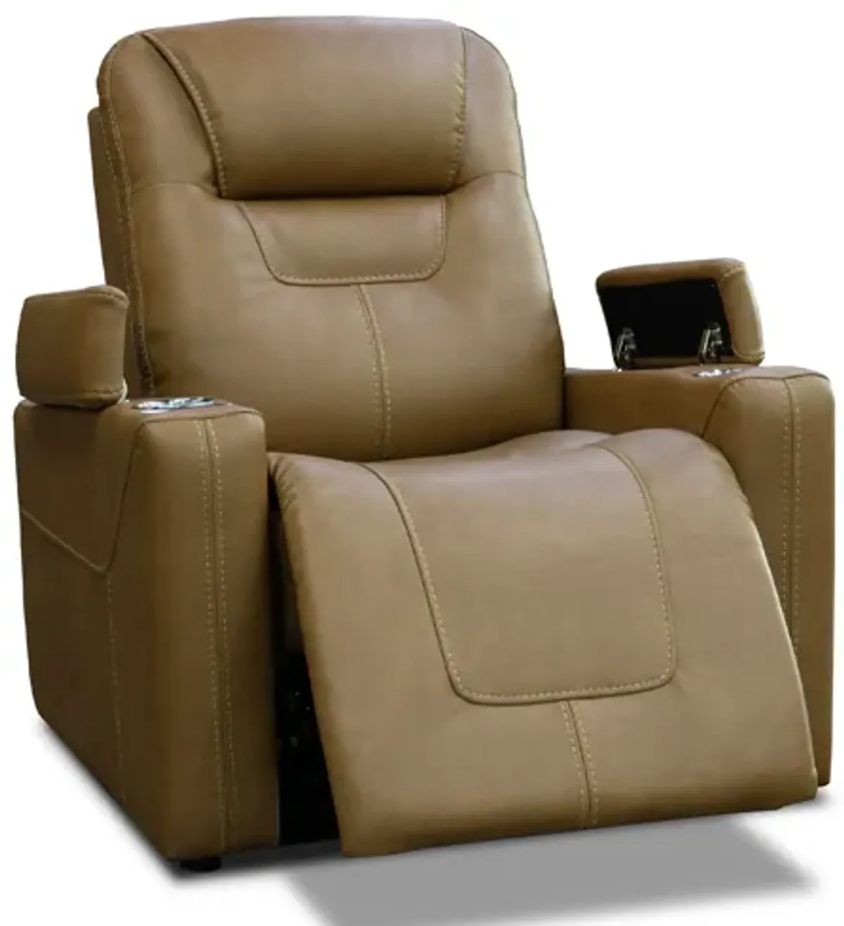 Front Row Brown Triple Power Theater Recliner