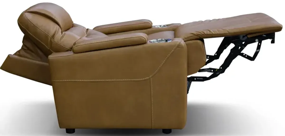 Front Row Brown Triple Power Theater Recliner