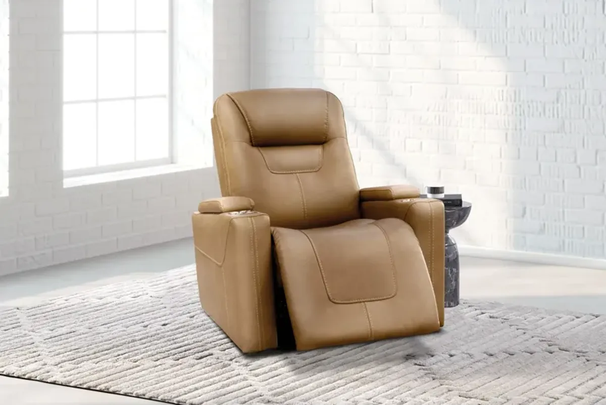 Front Row Brown Triple Power Theater Recliner