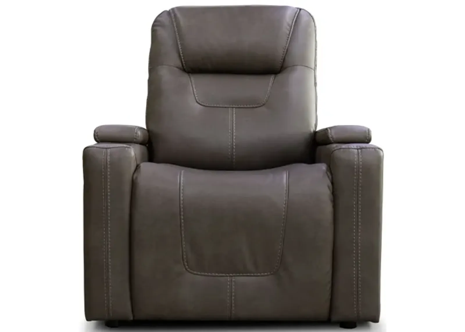 Front Row Grey Triple Power Theater Recliner