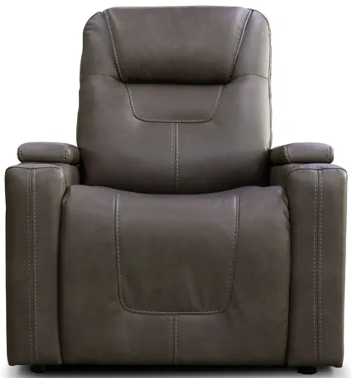 Front Row Grey Triple Power Theater Recliner