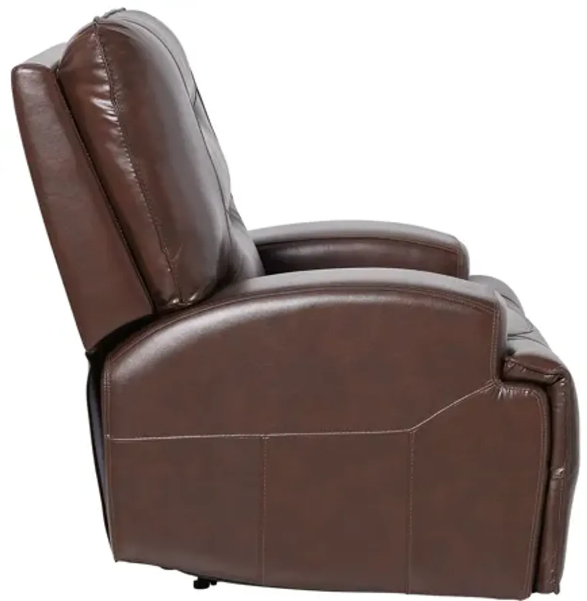 Cade Brown Leather Dual Power Recliner