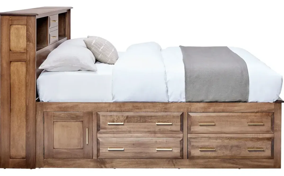 Simplicity King Storage Bed by Daniels Amish