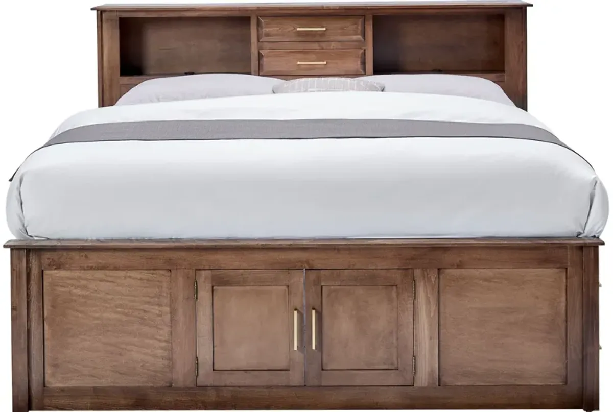 Simplicity King Storage Bed by Daniels Amish