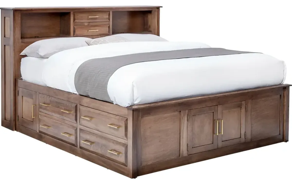 Simplicity King Storage Bed by Daniels Amish