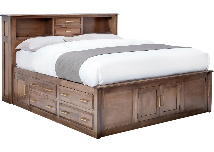 Simplicity King Storage Bed by Daniels Amish