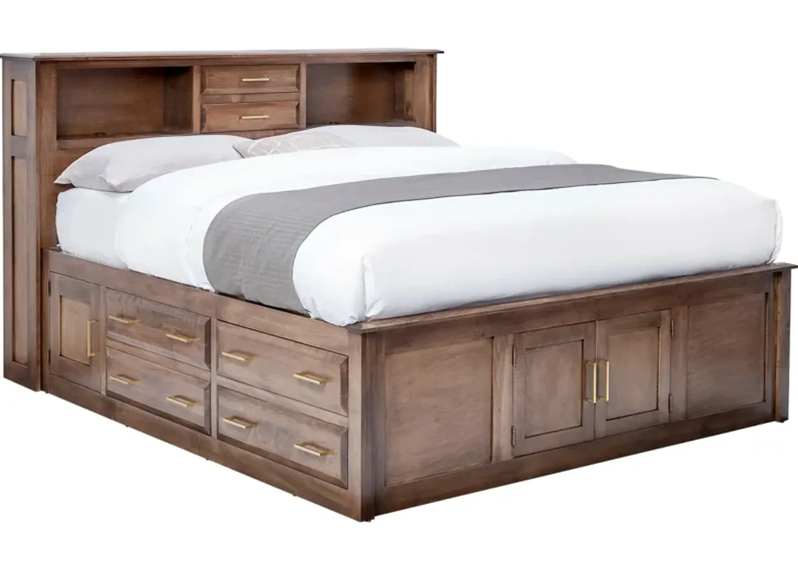 Simplicity Queen Storage Bed by Daniels Amish