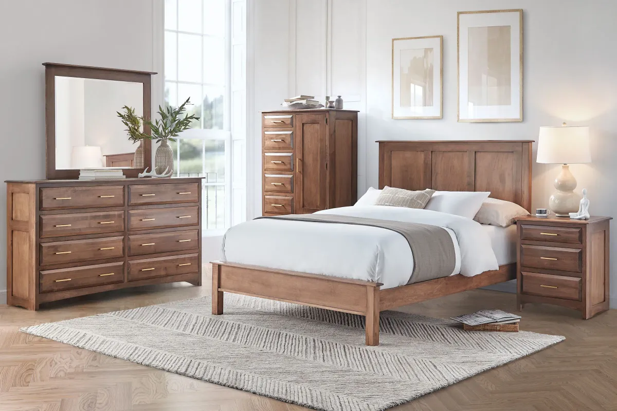 Simplicity King Panel Bed by Daniels Amish