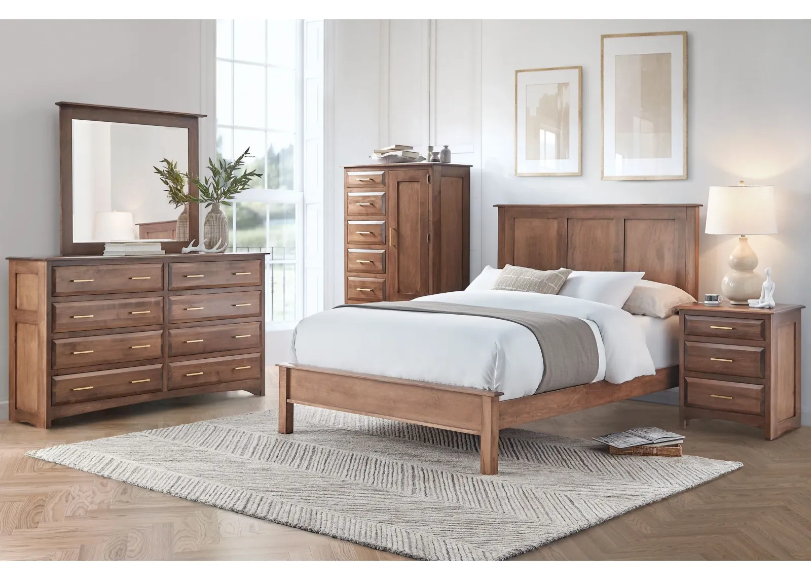 Simplicity 5-Piece King Panel Bedroom Set by Daniels Amish