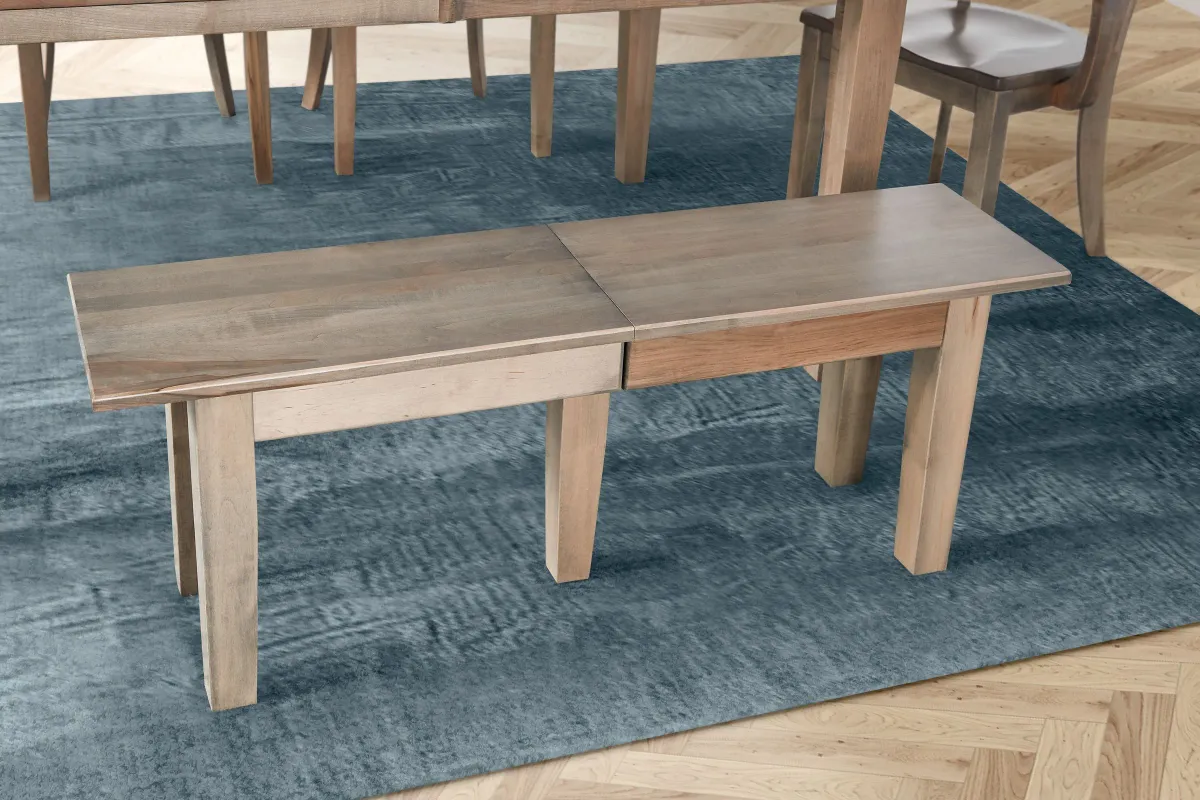 Sierra Extendable Dining Bench by Daniel's Amish