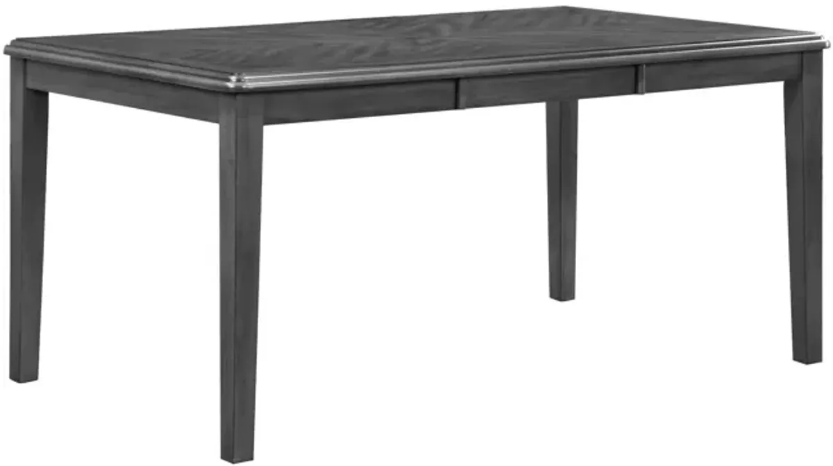 Gia Grey Rectangular Table + 4 Chairs