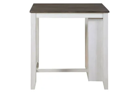 Daye Storage Table + 2 Chairs in Two-Tone White & Grey